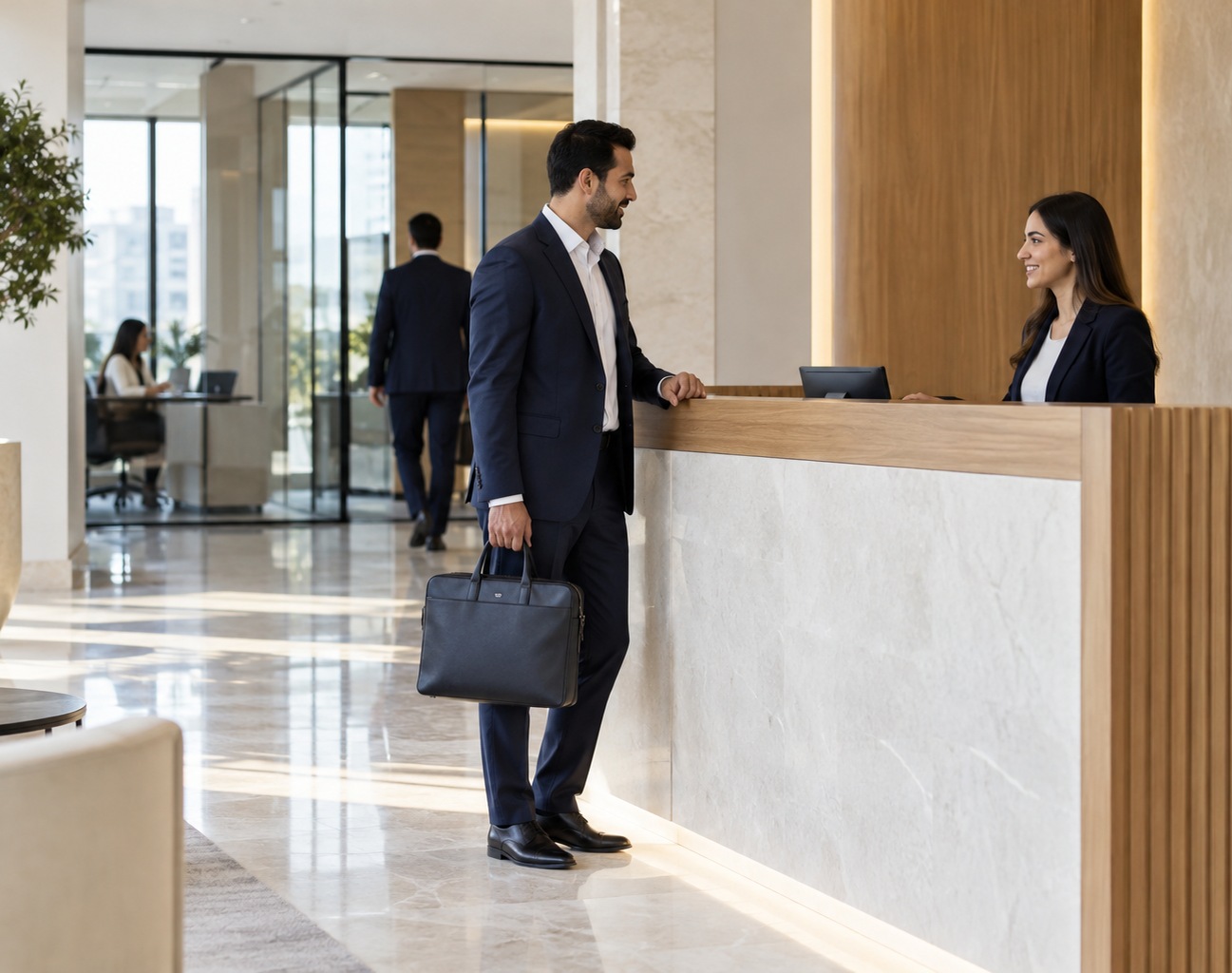Accueil des bureaux Ideal Consulting à Casablanca