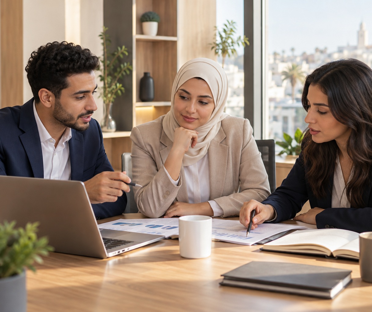 Conseillère Ideal Consulting en rendez-vous client